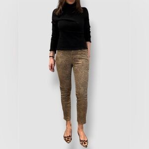 William Rast Cheetah Print Perfect Ankle Skinny Jeans